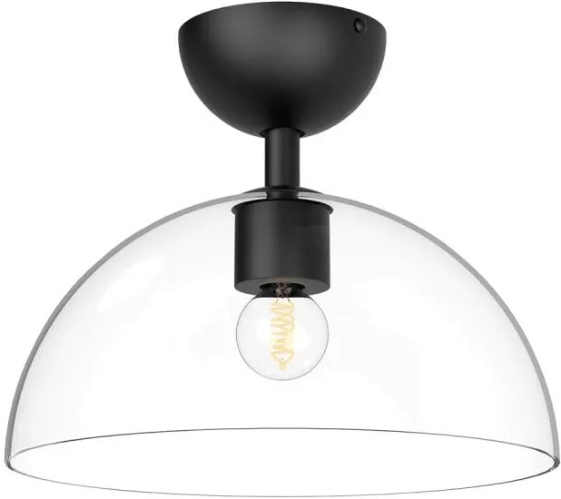 Elstead Lighting Jude mennyezeti lámpa 1x30 W fekete ALM-JUDE-SF-MB-CL
