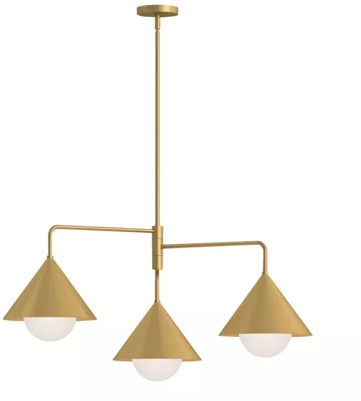 Elstead Lighting Remyck mennyezeti lámpa 3x60 W arany ALM-REMYCK3-GD