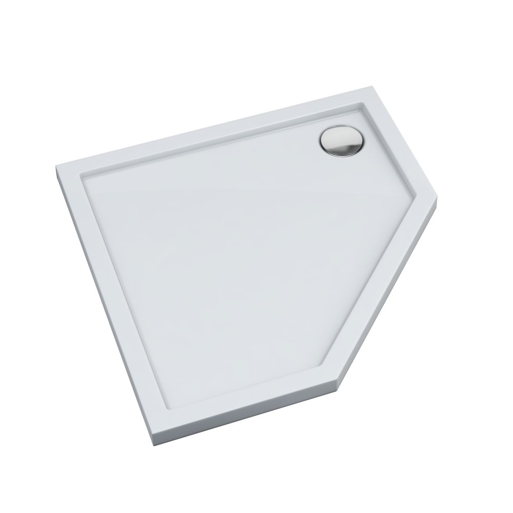 Schedline Estima ötszögletű zuhanytálca 100x100 cm fehér 3SP.E1PK-100100