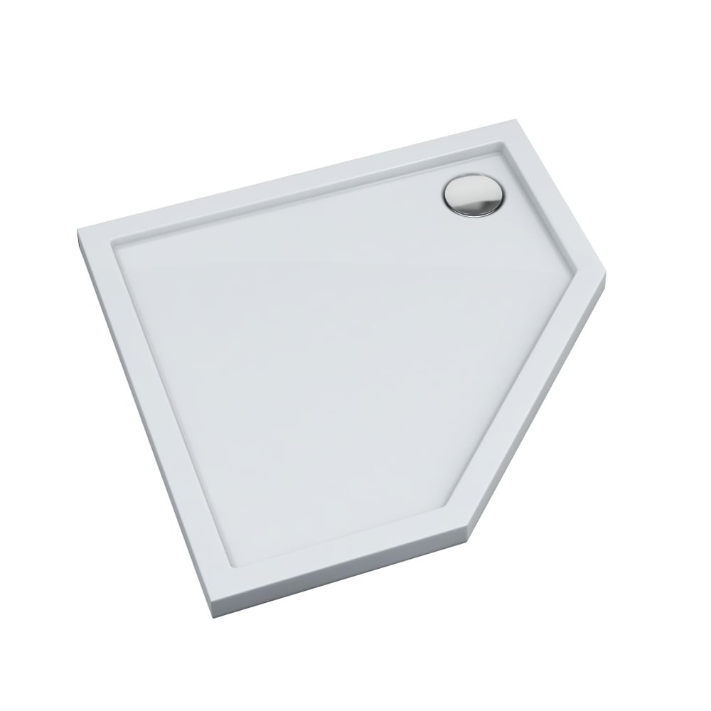 Schedline Estima ötszögletű zuhanytálca 90x90 cm fehér 3SP.E1PK-9090