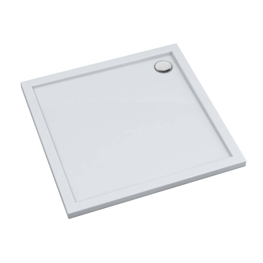 Schedline Estima négyzet alakú zuhanytálca 80x80 cm fehér 3SP.E1K-8080