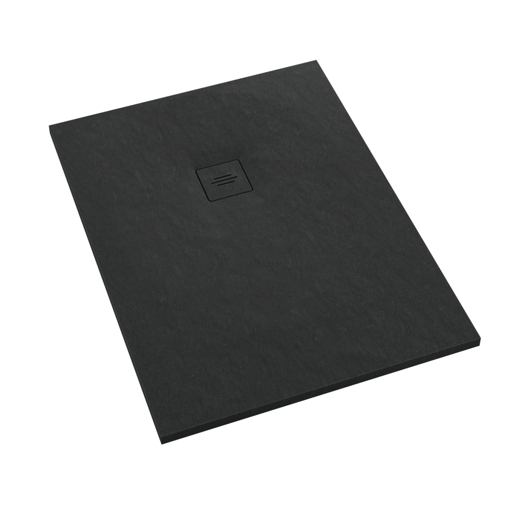 Schedline Protos Black Stone téglalap alakú zuhanytálca 140x100 cm fekete 3SP.P1P-100140/C/ST-M1/C/ST