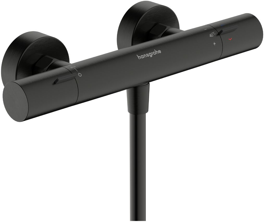 Hansgrohe Ecostat Fine zuhanycsaptelep fal z termosztáttal króm-fekete 13324340