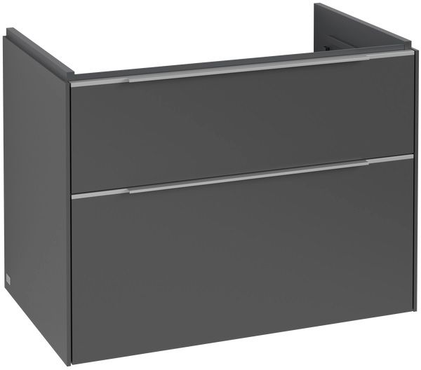 Villeroy & Boch Subway 3.0 szekrény 77.2x46.2x57.6 cm mosdókagyló alá akasztható grafit C57400VR