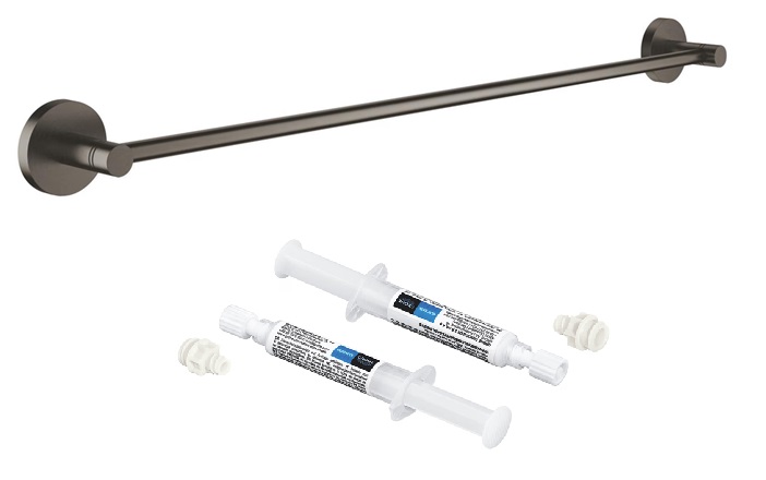 Készlet törölközőtartó Grohe Start 41178AL0, ragasztó Grohe 41128000