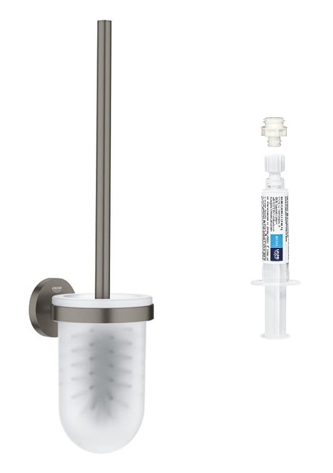 Készlet WC kefe Grohe Start 41185AL0, ragasztó Grohe QuickGlue 41127000