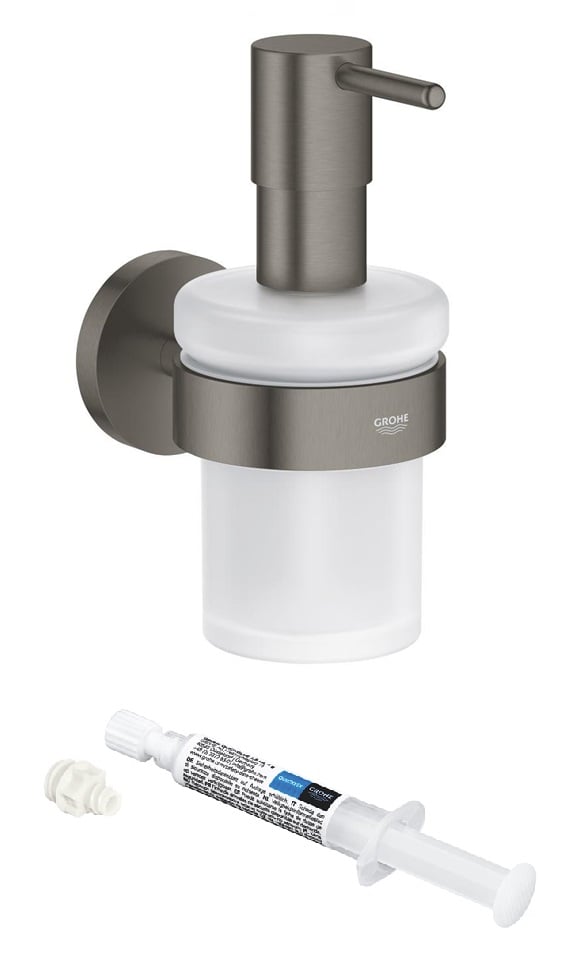 Készlet szappanadagoló Grohe Start 41195AL0, ragasztó Grohe QuickGlue 41127000