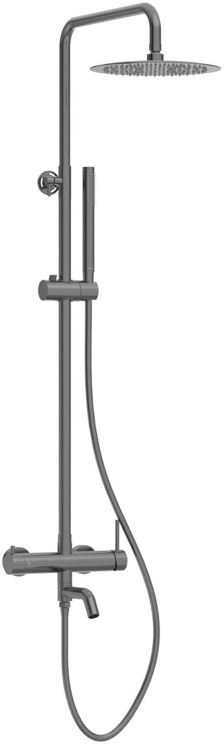 Balneo Cascade zuhany készlet fal trópusi zuhany opcióval grafit H0301070505