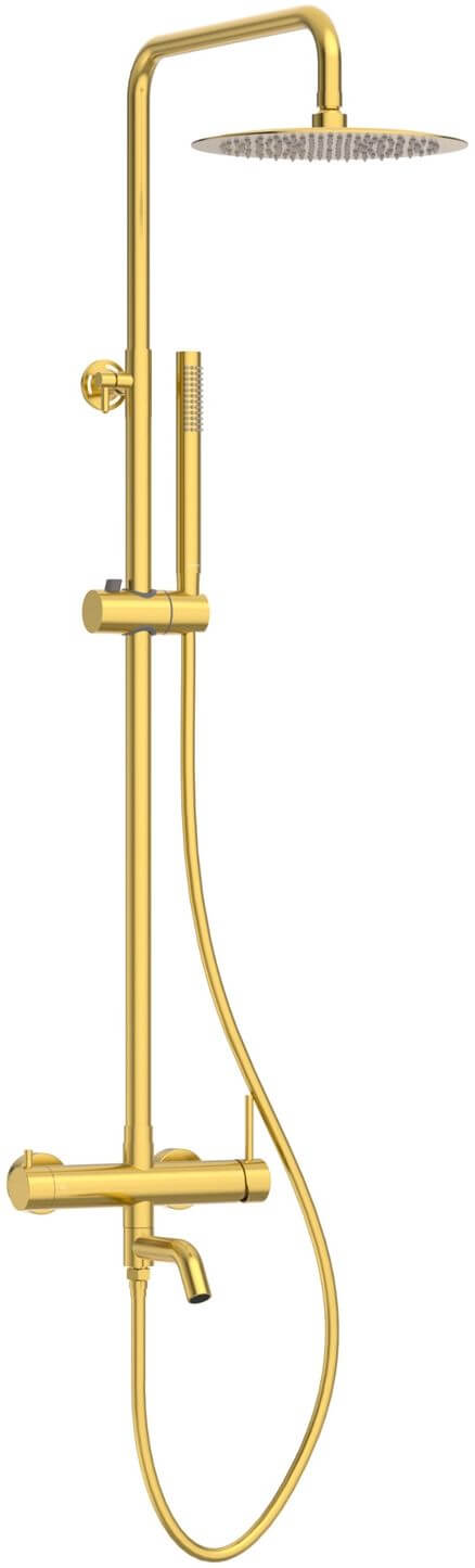 Balneo Cascade zuhany készlet fal trópusi zuhany opcióval arany H0301040505