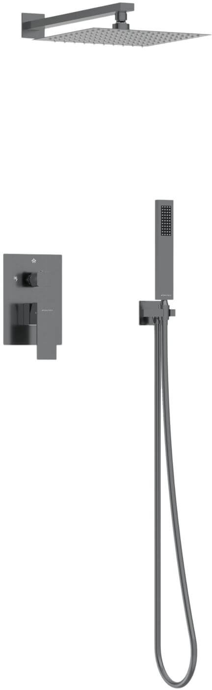 Balneo Cascade zuhany készlet beépített trópusi zuhany opcióval grafit H0301070607
