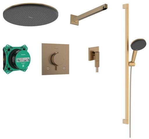 Hansgrohe Raindance Alive Select S zuhany készlet beépített termosztáttal trópusi zuhany opcióval || 24622140