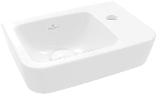 Villeroy & Boch O.Novo mosdótál 36x25 cm négyszögletes klasszikus fehér fényes 43433701