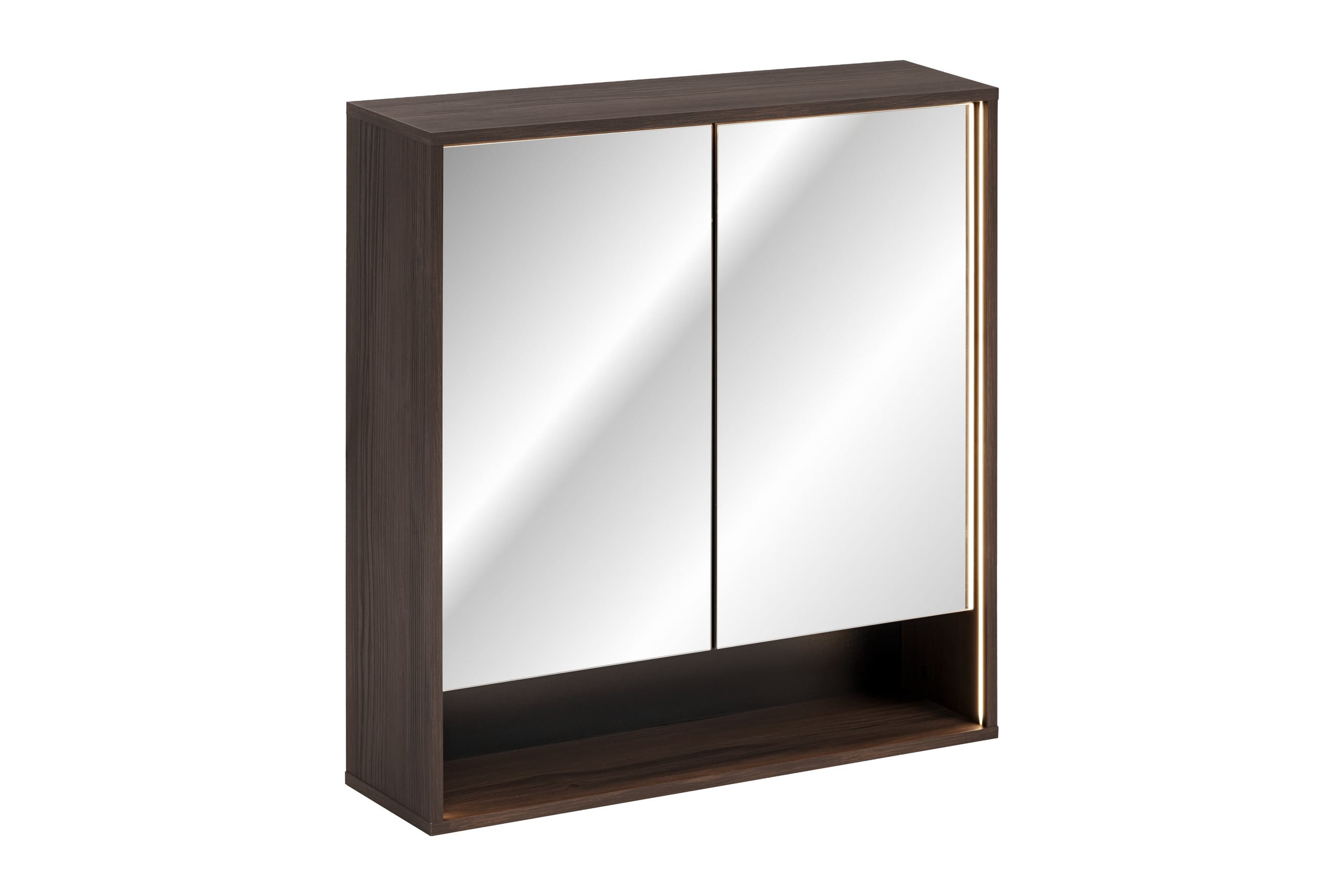 Comad Dorothy Ristretto szekrény 80x20x85 cm tükörrel tölgy DOROTHY RISTRETTO 84-80-2D