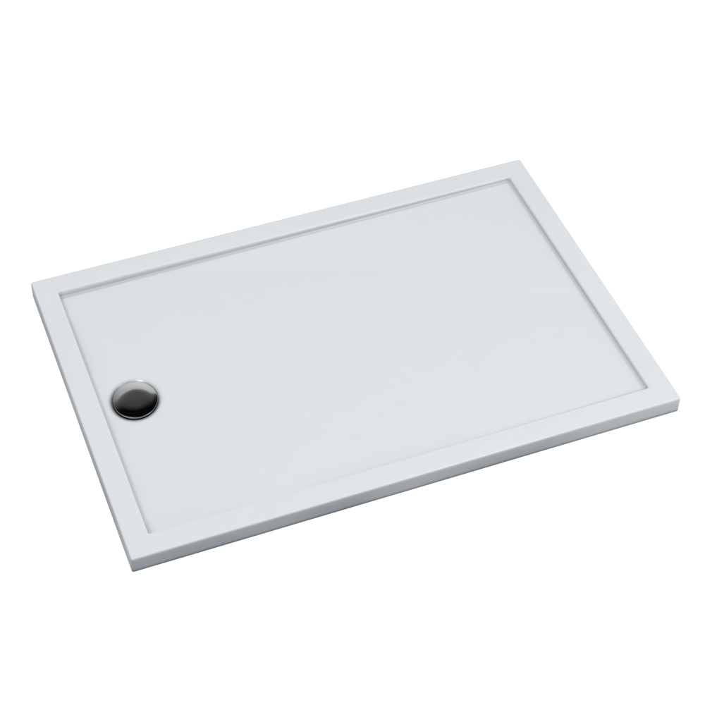 Schedline Sharper téglalap alakú zuhanytálca 160x80 cm fehér 3S.S2P-80160