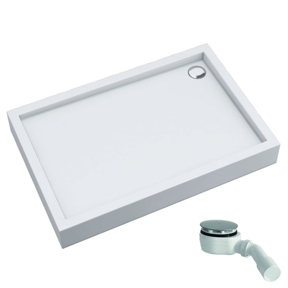 Schedline Favory Plus téglalap alakú zuhanytálca 120x80 cm fehér 3ST.F1P-80120