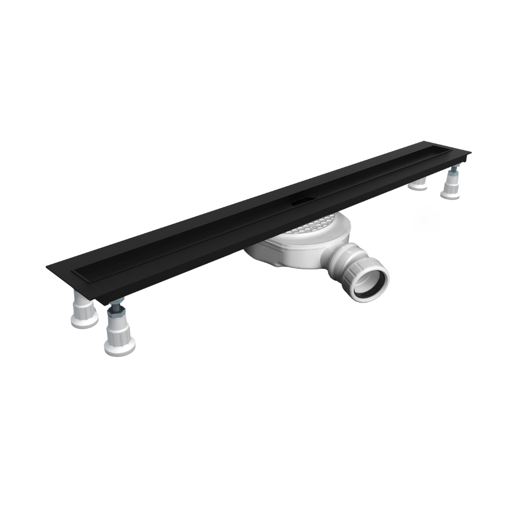 Schedline Slight Flow lineáris lefolyófedél 90 cm fekete SOLBWN-90035C