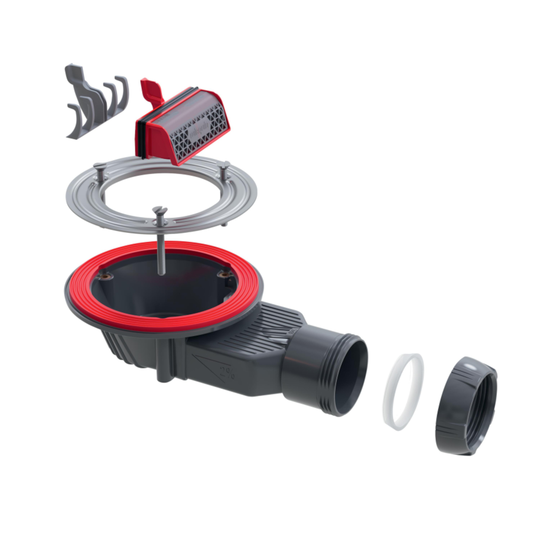 Schedline zuhanytálca szifon SDBD40WP