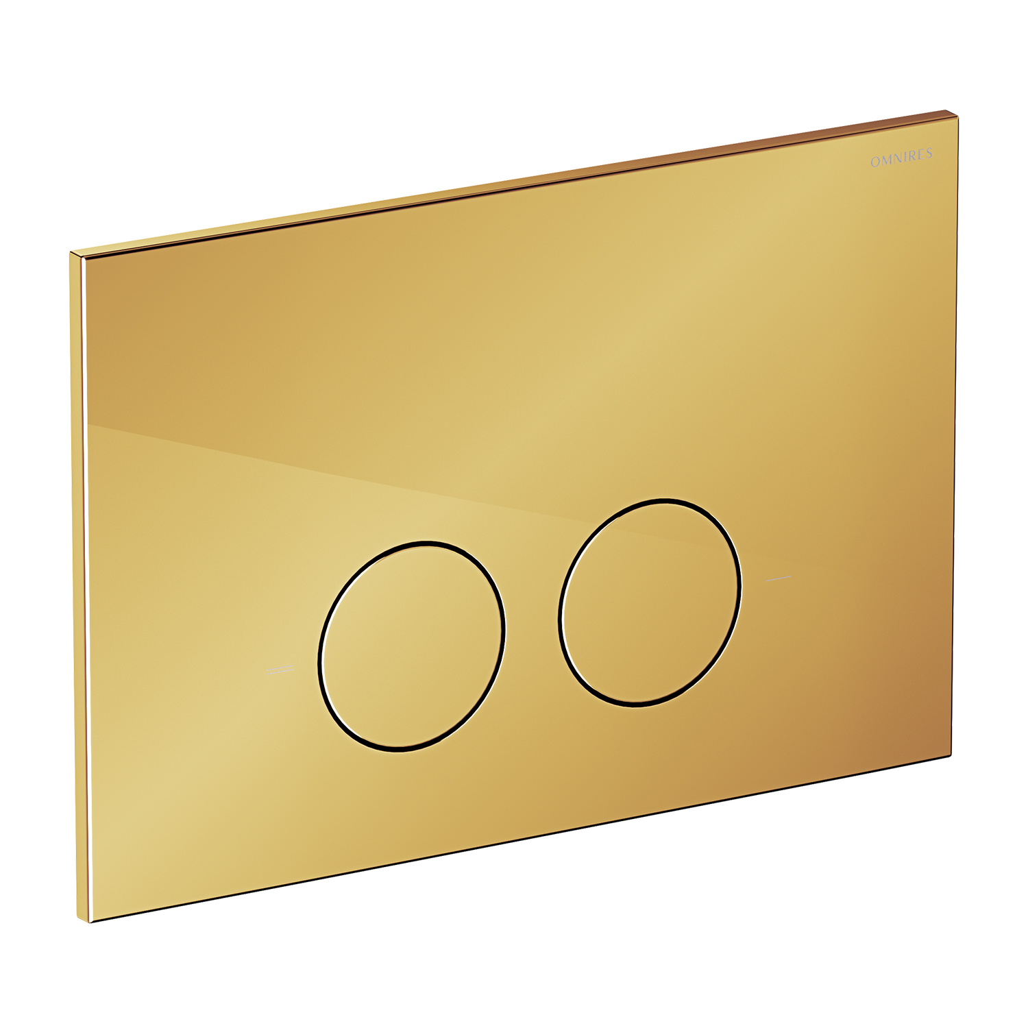 Omnires Minimal öblítő gomb WC-hez arany MPS1GL