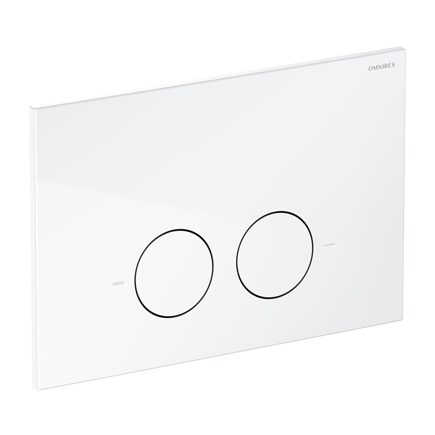 Omnires Minimal öblítő gomb WC-hez fehér MPS1BP