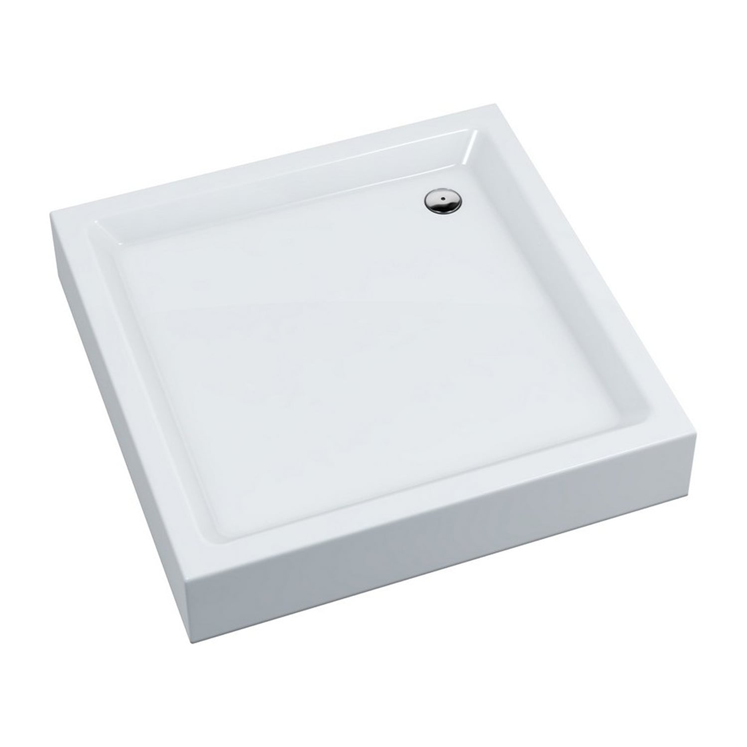 Omnires Invest Project négyzet alakú zuhanytálca 80x80 cm fehér INVESTPROJECT80KBP