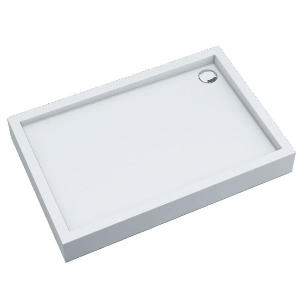 Schedpol Medium téglalap alakú zuhanytálca 100x90 cm fehér 3.4745