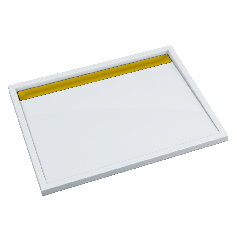 Schedpol Ajax G&W téglalap alakú zuhanytálca 100x80 cm fehér 3.4228-M/Z/G