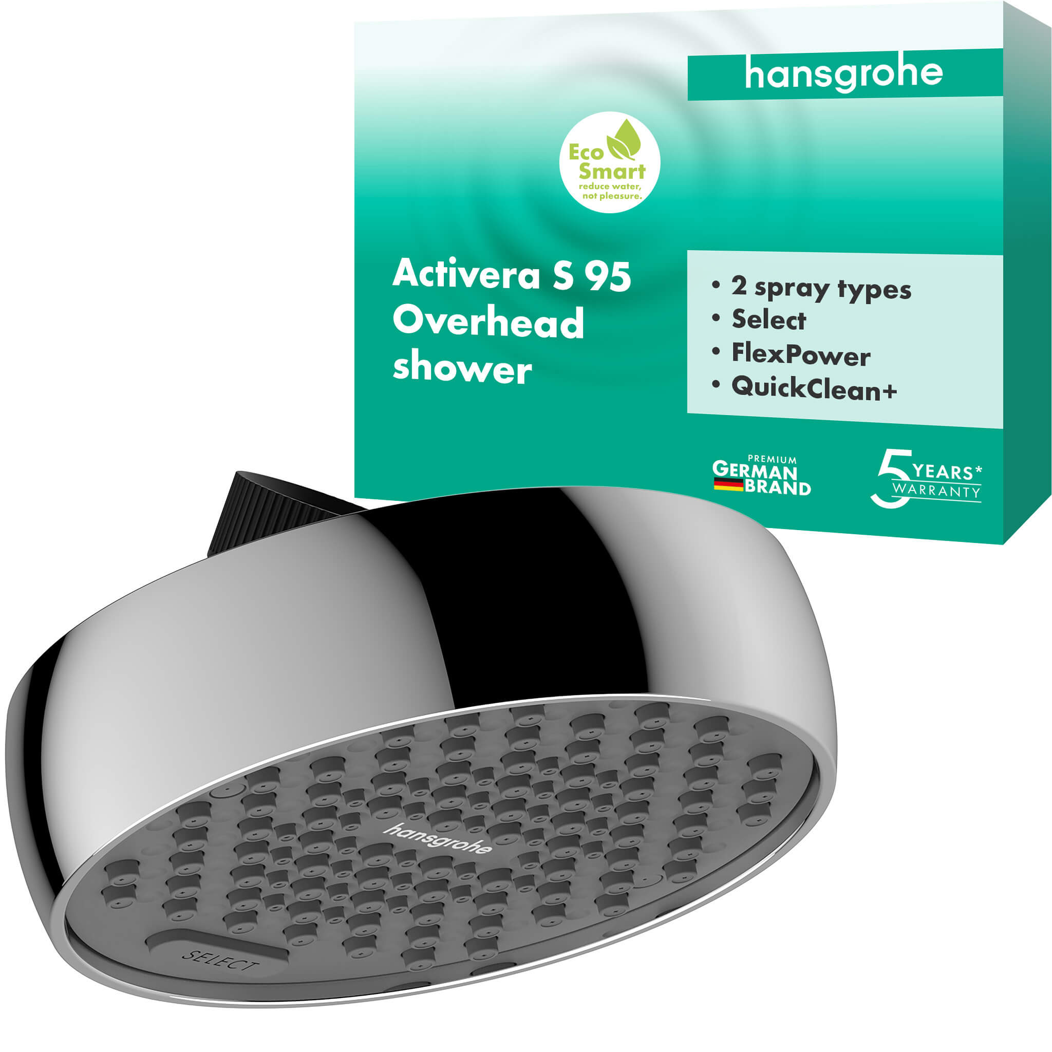 Hansgrohe Activera Select S fejzuhany 9.5x9.5 cm kerek króm 28061000