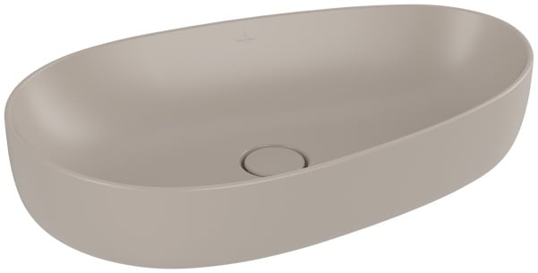 Villeroy & Boch Antao mosdótál 65x40 cm ovális mosdótálak barna/bézs matt 4A7465AM