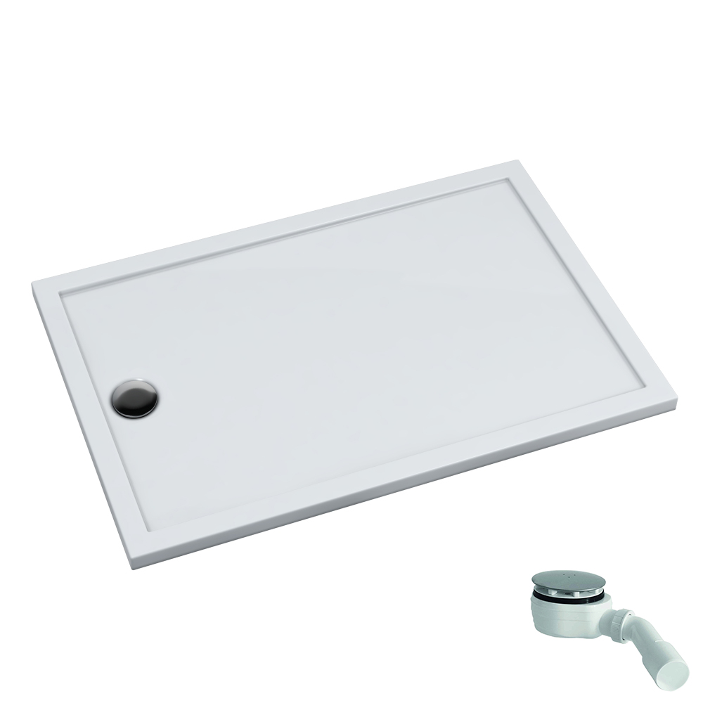 Schedpol Caspar New téglalap alakú zuhanytálca 140x70 cm fehér 3.2868