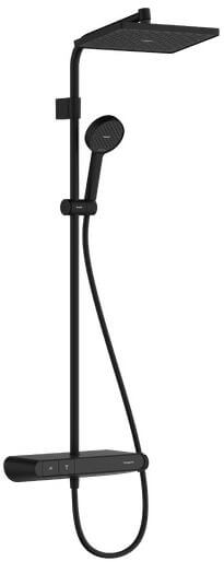 Hansgrohe Activera Q zuhany készlet fal termosztáttal trópusi zuhany opcióval fekete 28648670