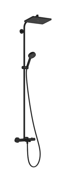 Hansgrohe Activera Q zuhany készlet fal termosztáttal trópusi zuhany opcióval fekete 28753670