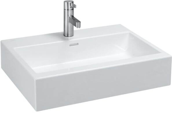 Laufen Living City mosdótál 60x46 cm négyszögletes klasszikus-mosdótálak fehér fényes H8174340001041
