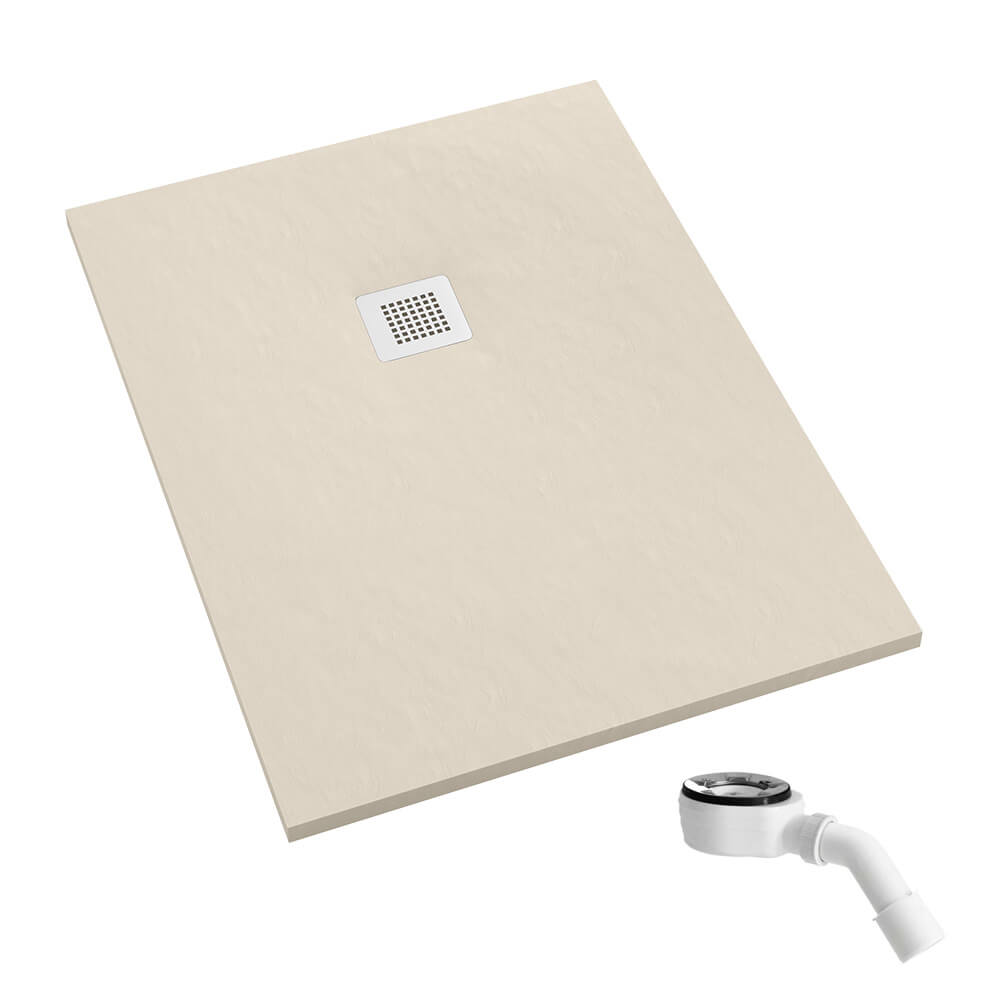 Schedpol Kalait Cashmere Stone téglalap alakú zuhanytálca 130x100 cm bézs 3.3126/PK/ST-M2