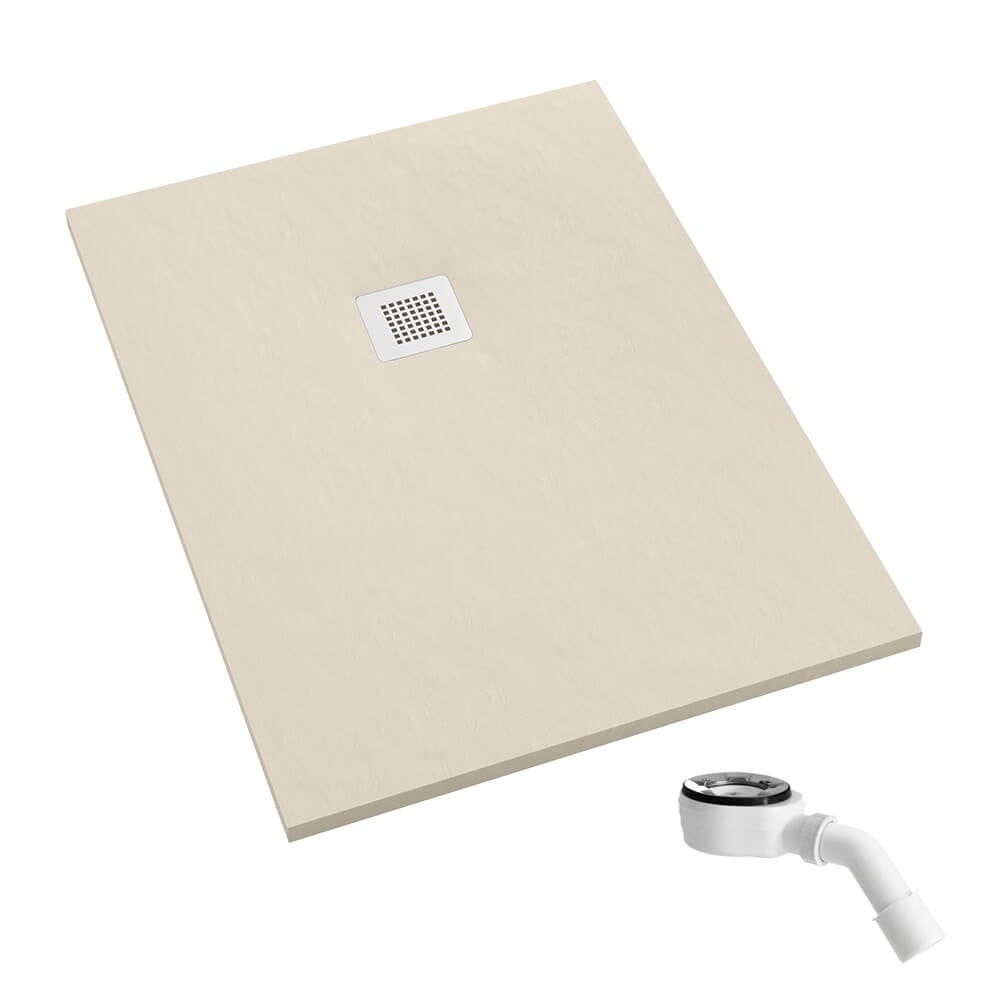 Schedpol Kalait Cashmere Stone téglalap alakú zuhanytálca 140x100 cm bézs 3.3127/PK/ST-M2