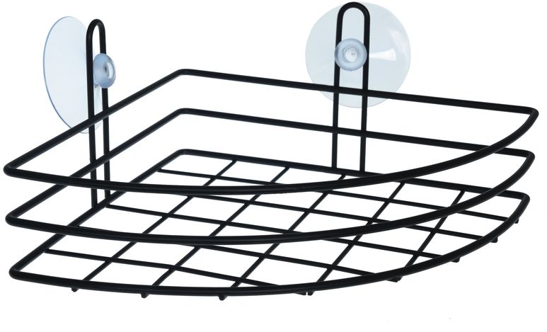 BISK Niagara fürdőszoba kosár fekete 08264