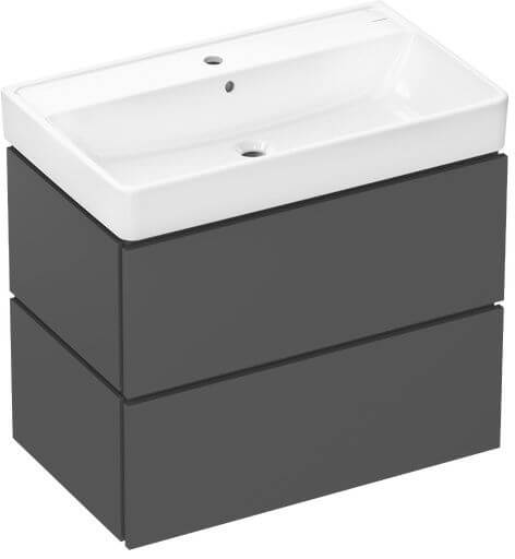 Hansgrohe Xilesa E mosdó szekrénnyel 80 cm szürke 54397760