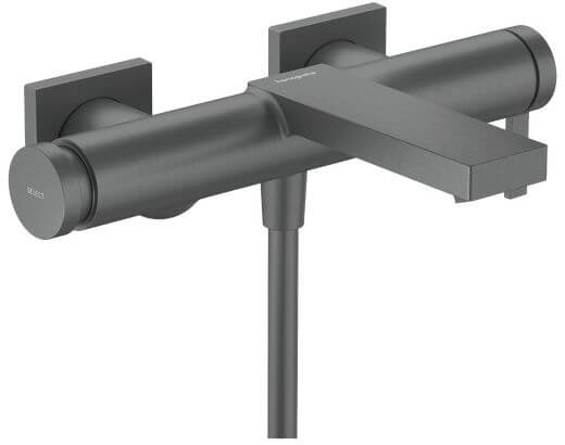 Hansgrohe Tecturis E kád és zuhany csaptelep fali fekete 73420340