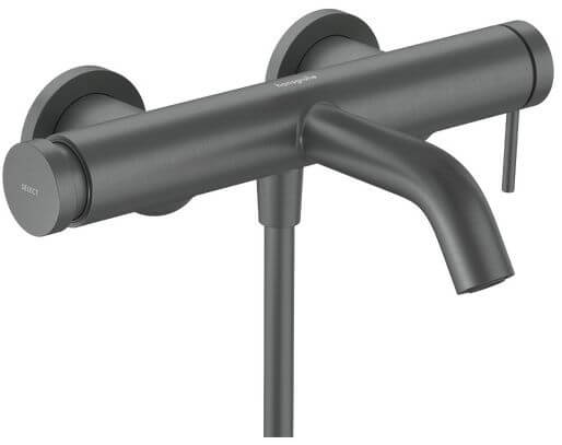 Hansgrohe Tecturis S kád és zuhany csaptelep fali fekete 73422340