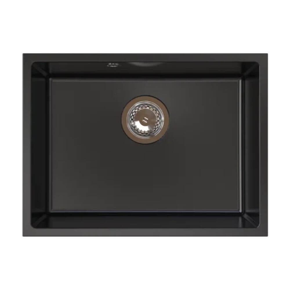 Ferro Stampo gránit mosogató 54x40 cm fekete DRGS1-U/40/54BM