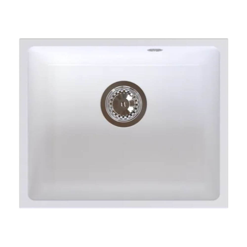 Ferro Stampo gránit mosogató 46x38 cm fehér DRGS1-U/38/46WH