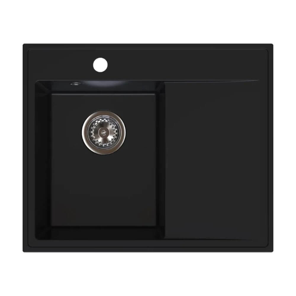 Ferro Stampo gránit mosogató 60x50 cm fekete DRGS-L/50/60BM