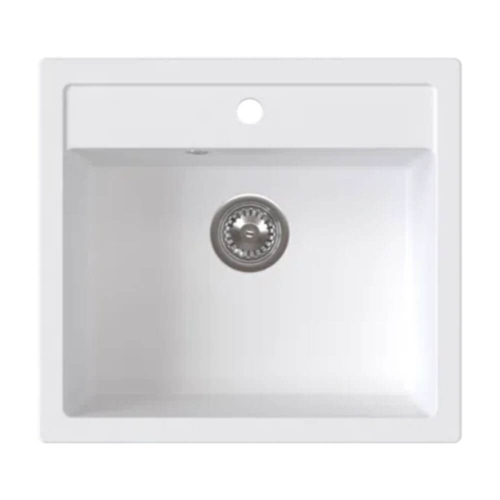 Ferro Stampo gránit mosogató 56x51 cm fehér DRGS1/51/56WH