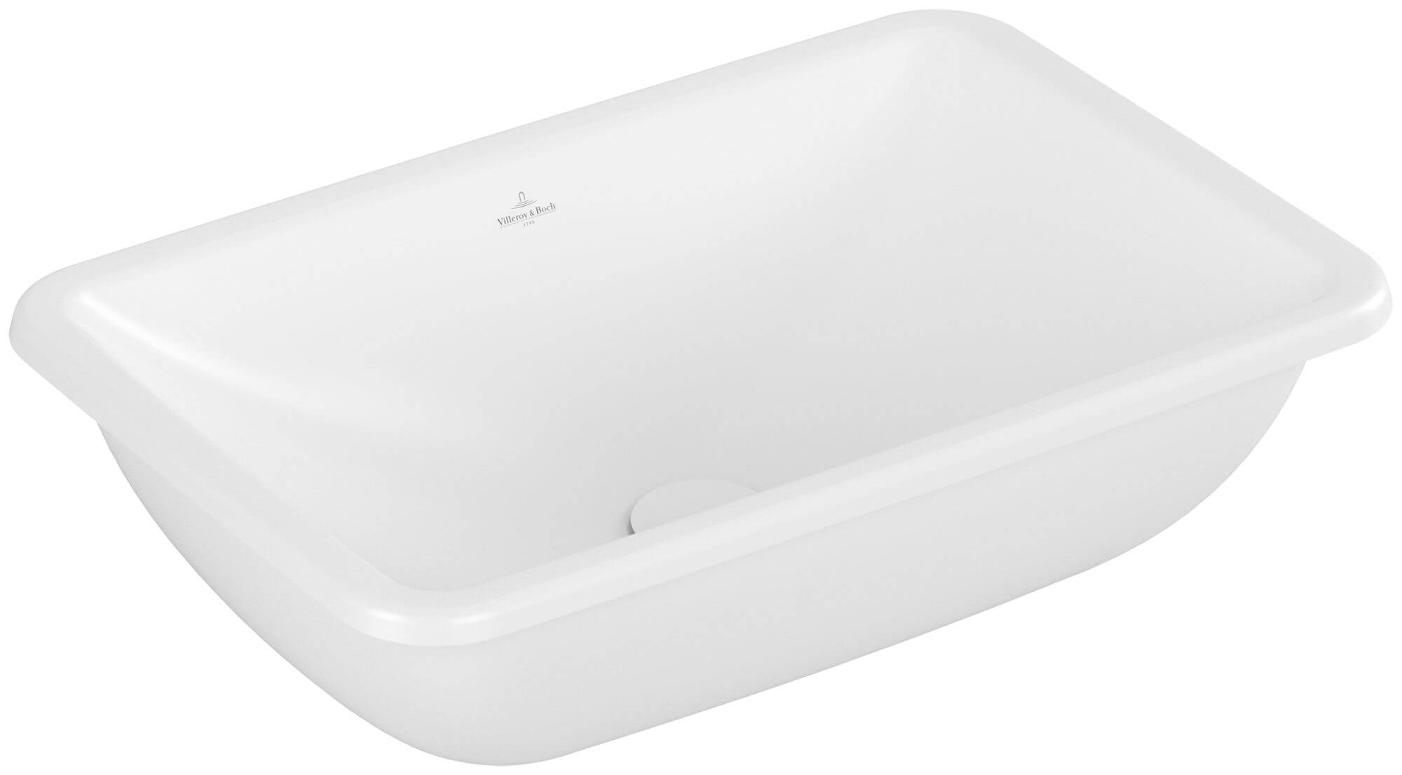 Villeroy & Boch Loop & Friends mosdótál 54x34 cm négyszögletes alulról beépíthető fehér fényes 4A5700RW