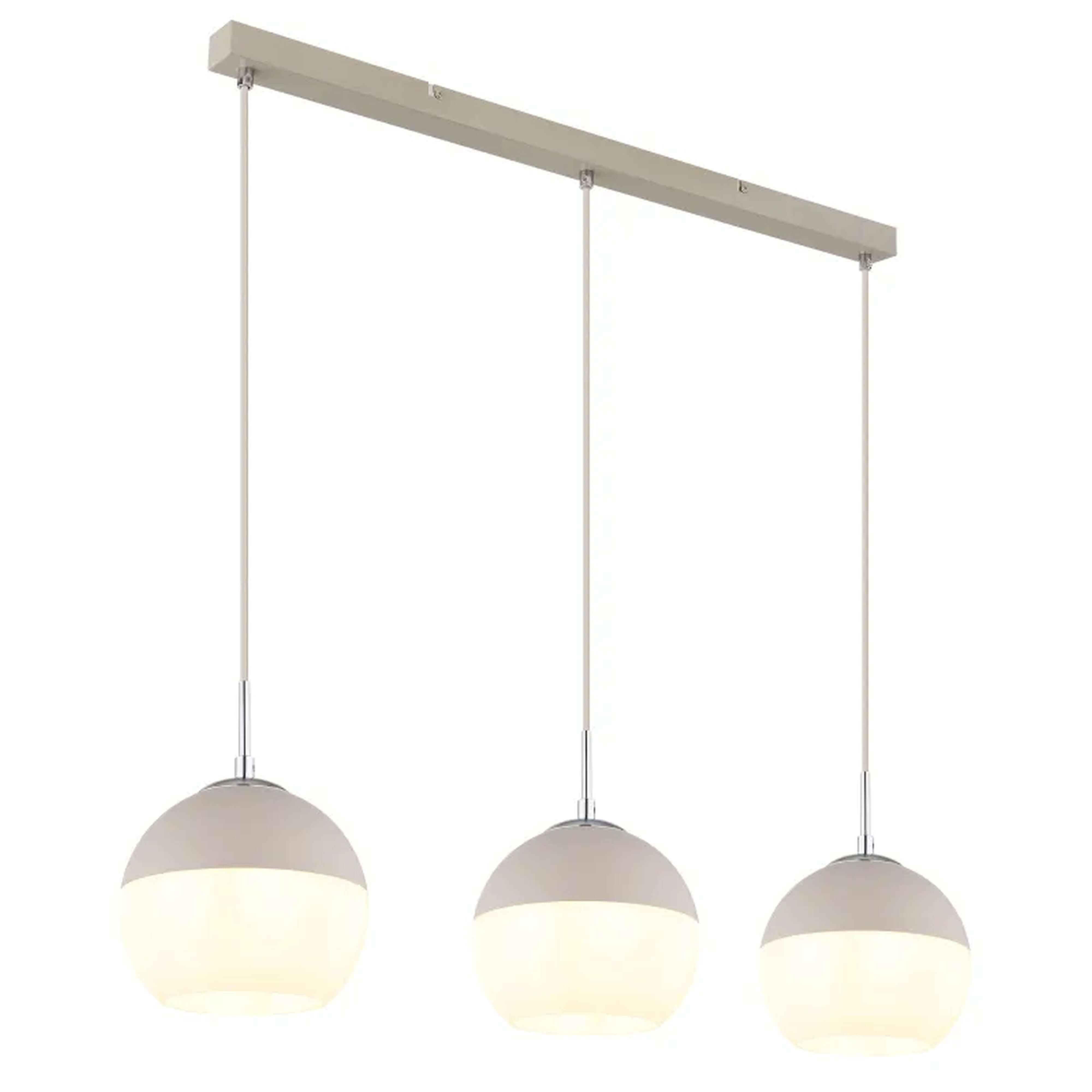 Globo Lighting Ragusa függőlámpa 3x60 W homok 15999-3H