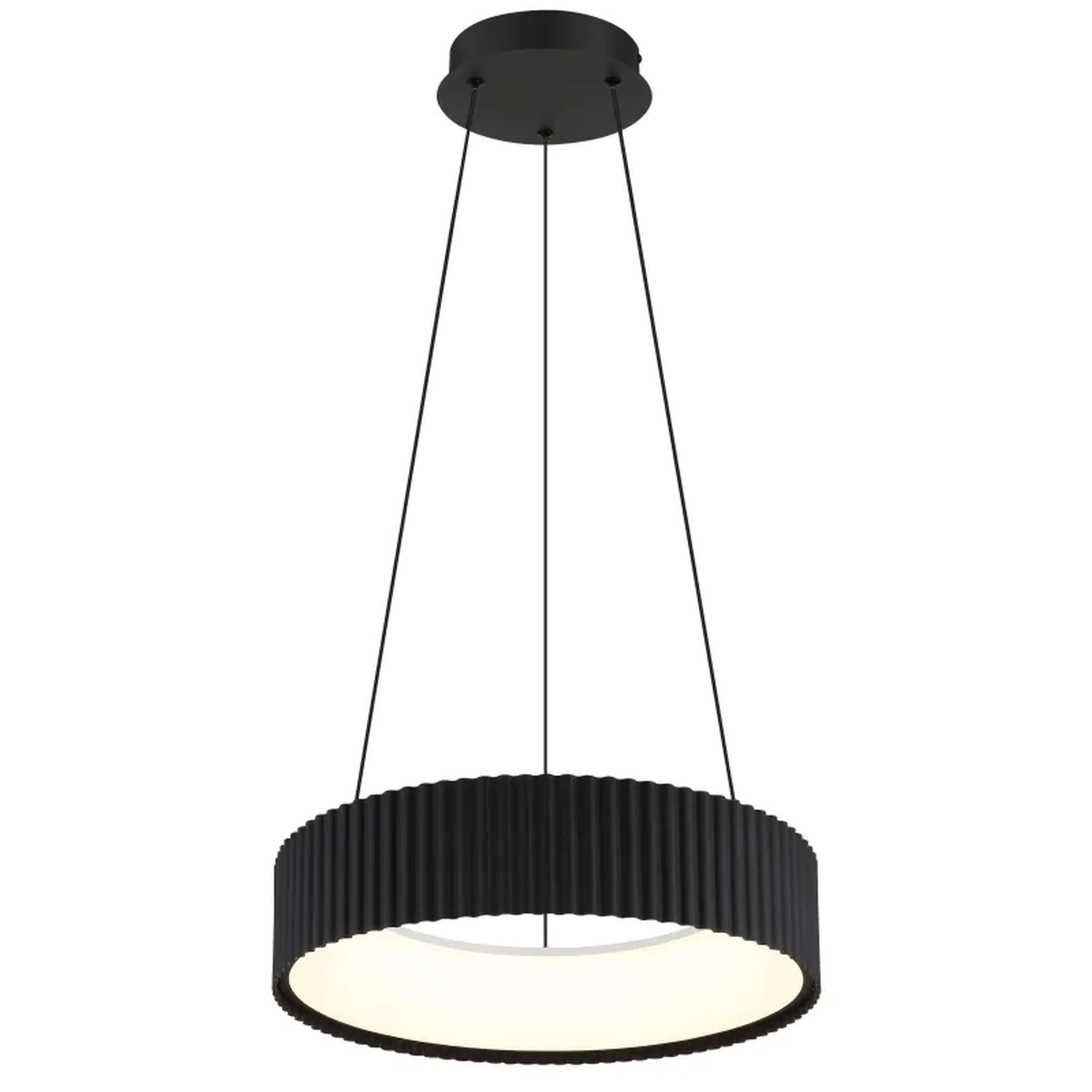 Globo Lighting Kemp függőlámpa 1x45 W fekete 15924S