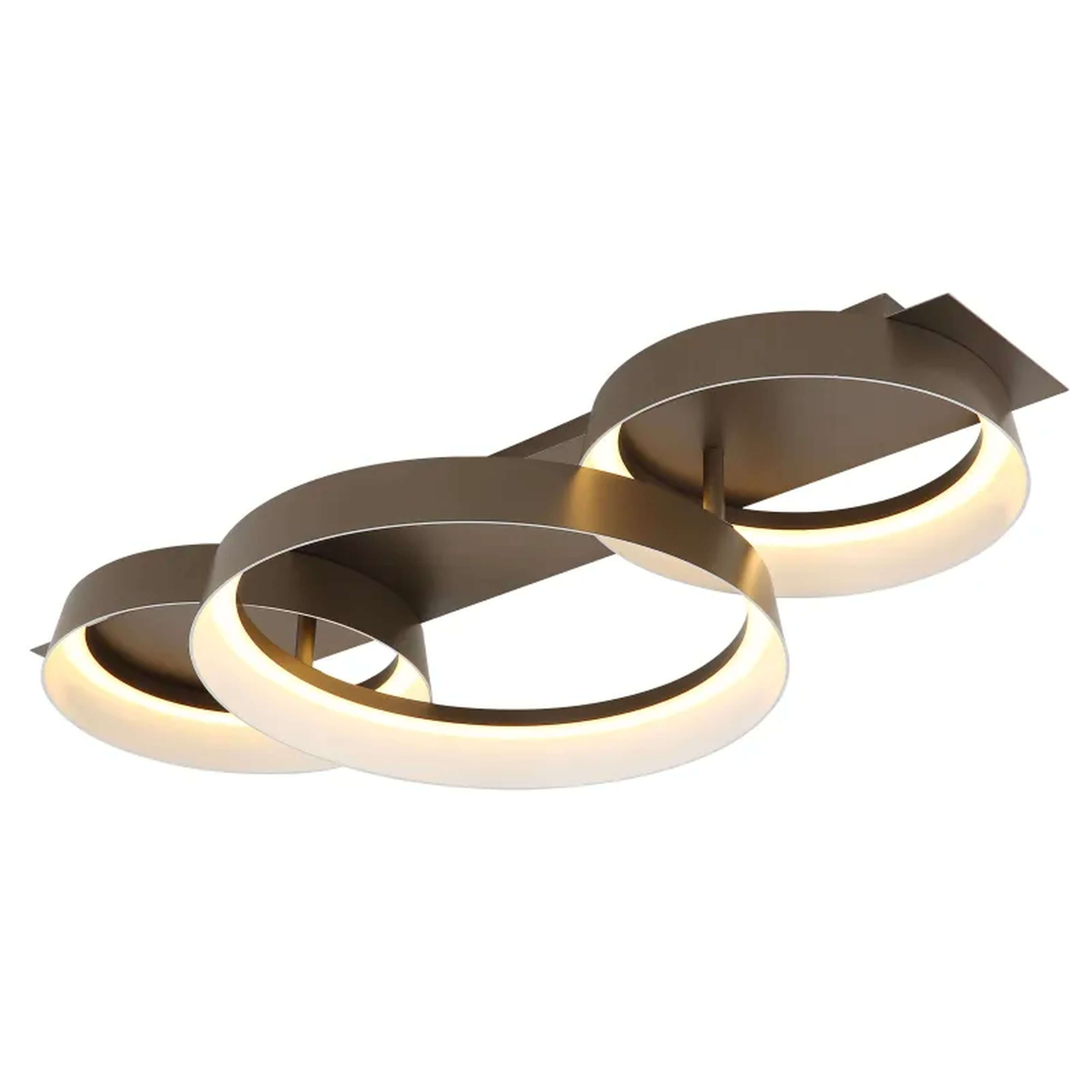 Globo Lighting Syrakus mennyezeti lámpa 3x40 W barna 48048D2