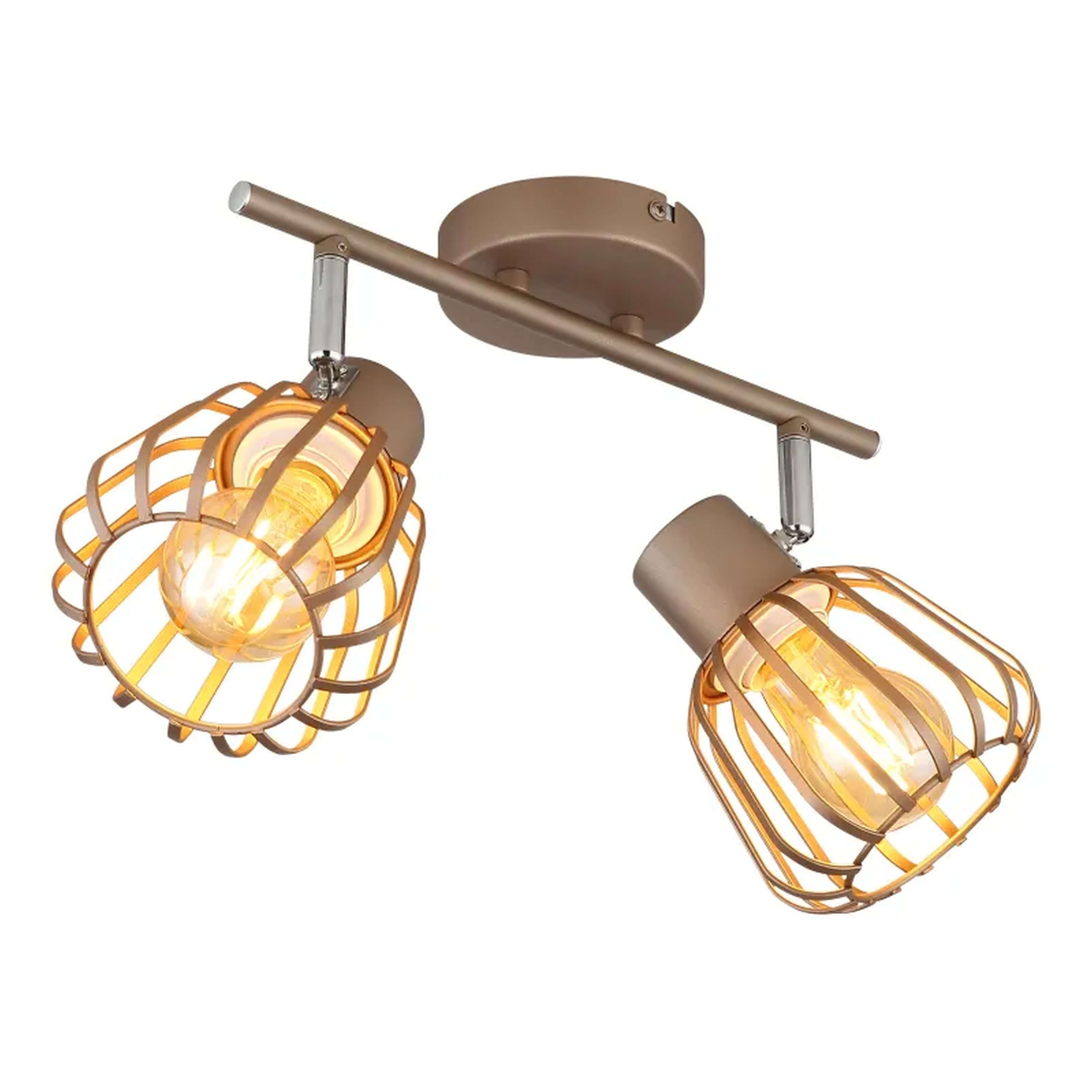 Globo Lighting Olin fali lámpa 2x40 W barna 54663-2