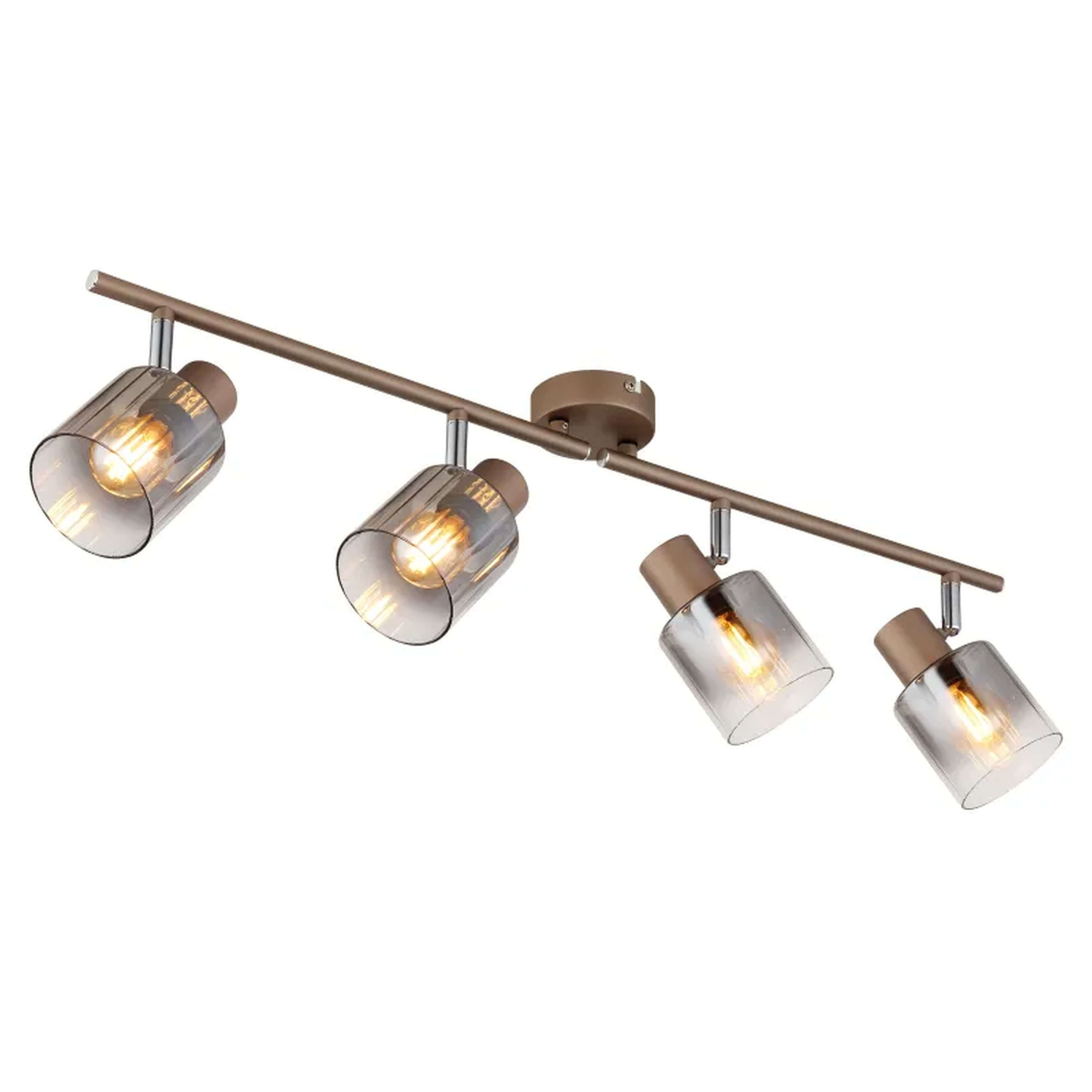 Globo Lighting Walton mennyezeti lámpa 4x40 W füst színű 54318-4