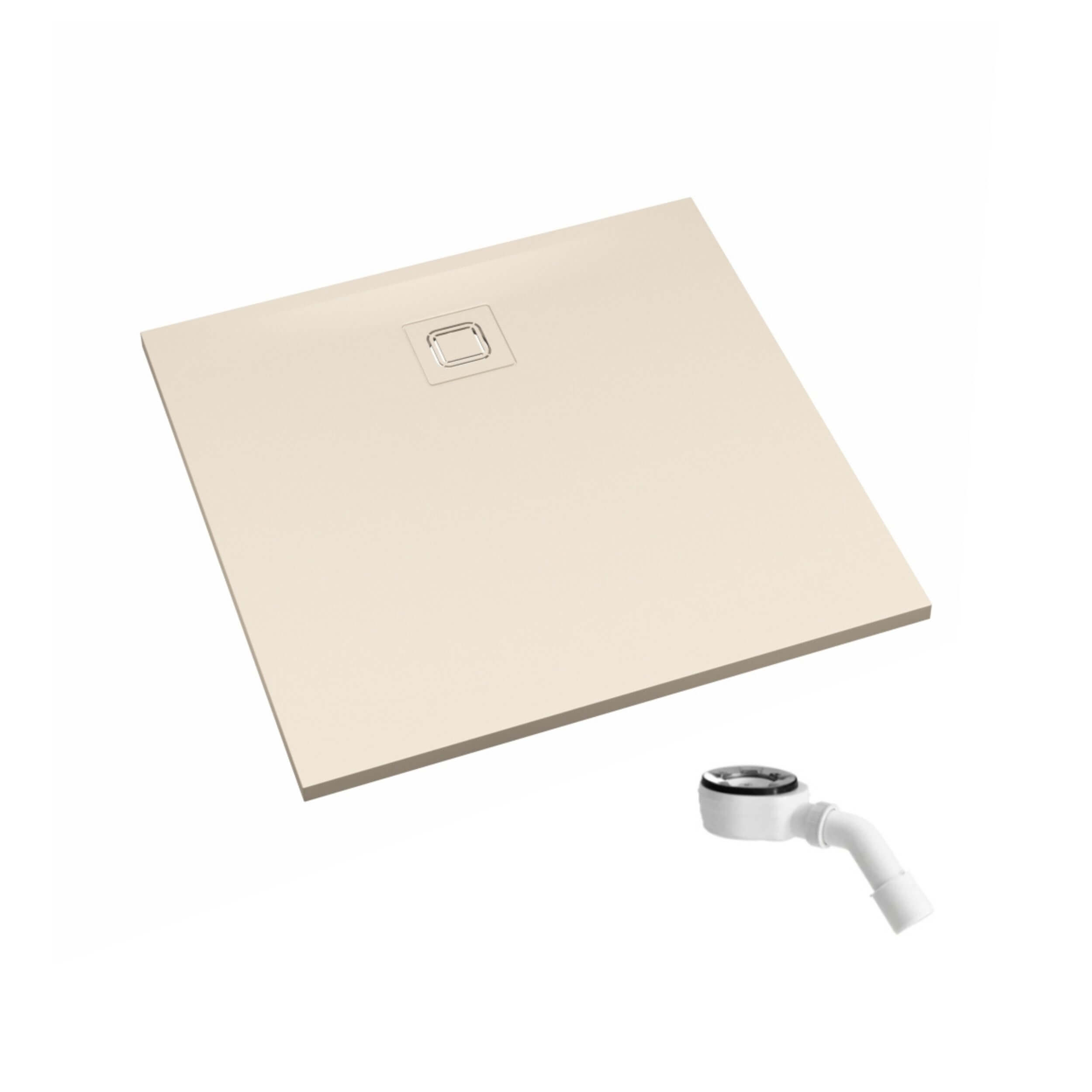 Schedpol Majestic Cashmere Mat négyzet alakú zuhanytálca 80x80 cm bézs 3.3500/PK/MG-M6/PK