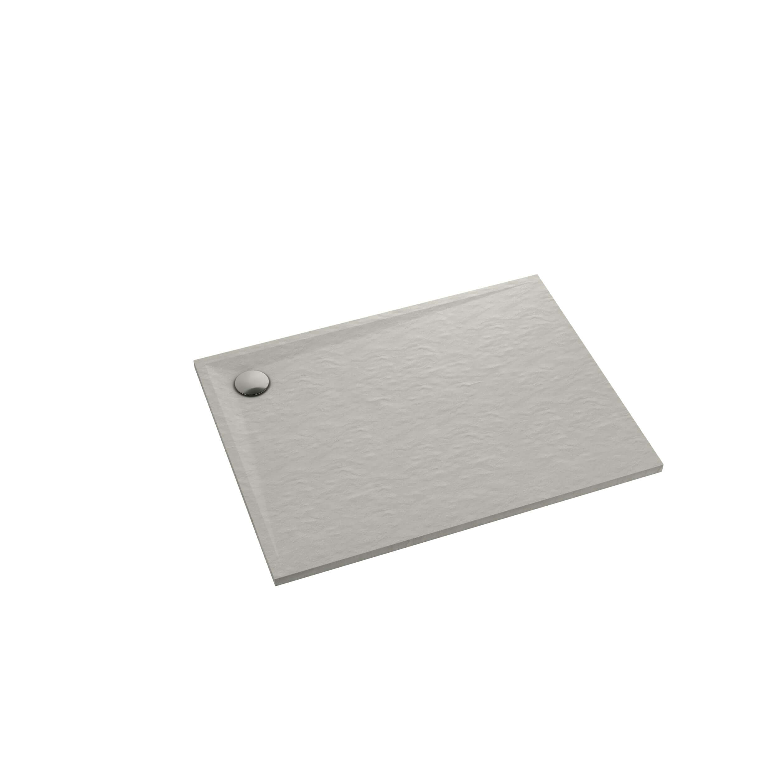 Schedpol Etrusco Cement Stone téglalap alakú zuhanytálca 100x80 cm cement 3.465/CT/ST